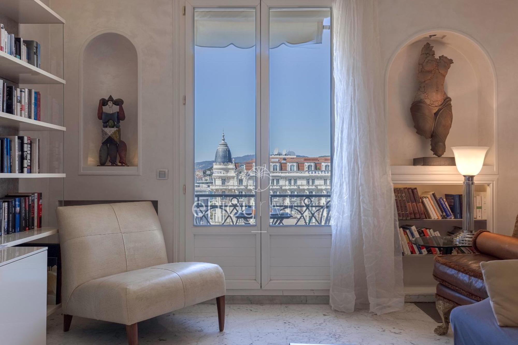 Palais Miramar Suite Art Modern - Derniere Etages Vue Mer - 75M De Confort - En Face Des Plages -Wifi - Clim Κάννες Εξωτερικό φωτογραφία