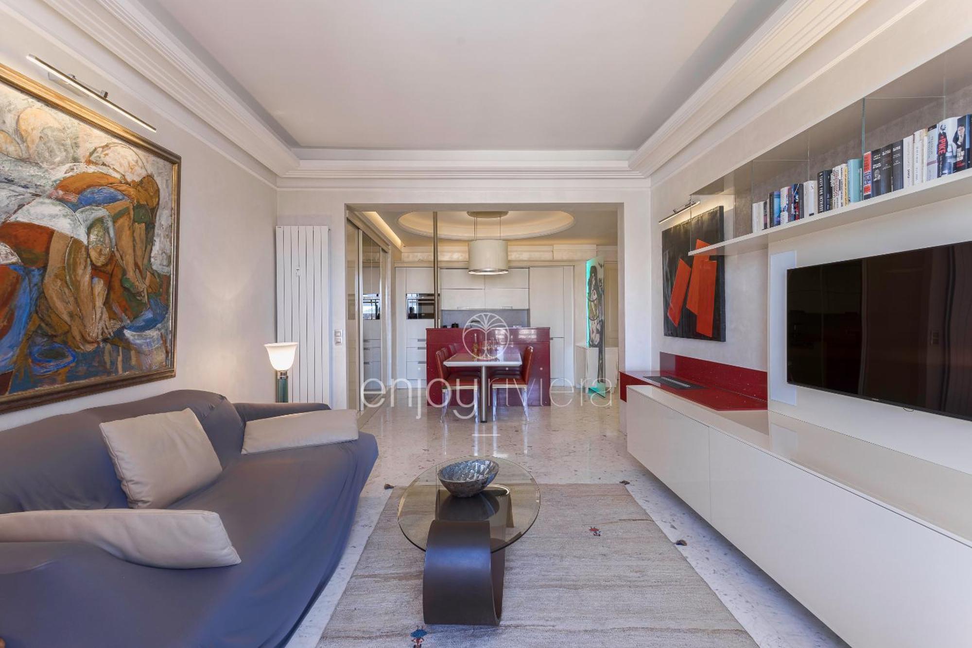 Palais Miramar Suite Art Modern - Derniere Etages Vue Mer - 75M De Confort - En Face Des Plages -Wifi - Clim Κάννες Εξωτερικό φωτογραφία