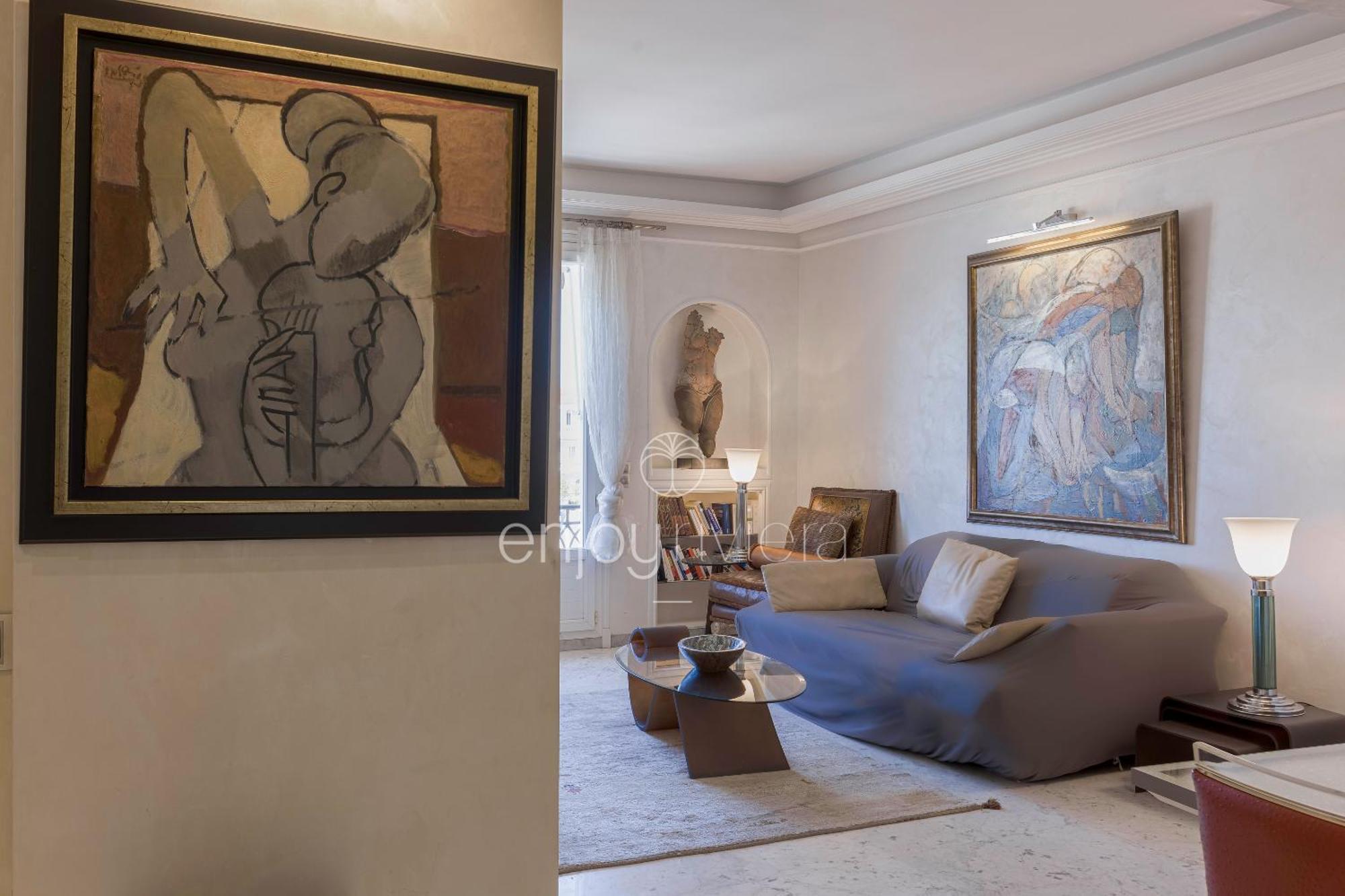 Palais Miramar Suite Art Modern - Derniere Etages Vue Mer - 75M De Confort - En Face Des Plages -Wifi - Clim Κάννες Εξωτερικό φωτογραφία