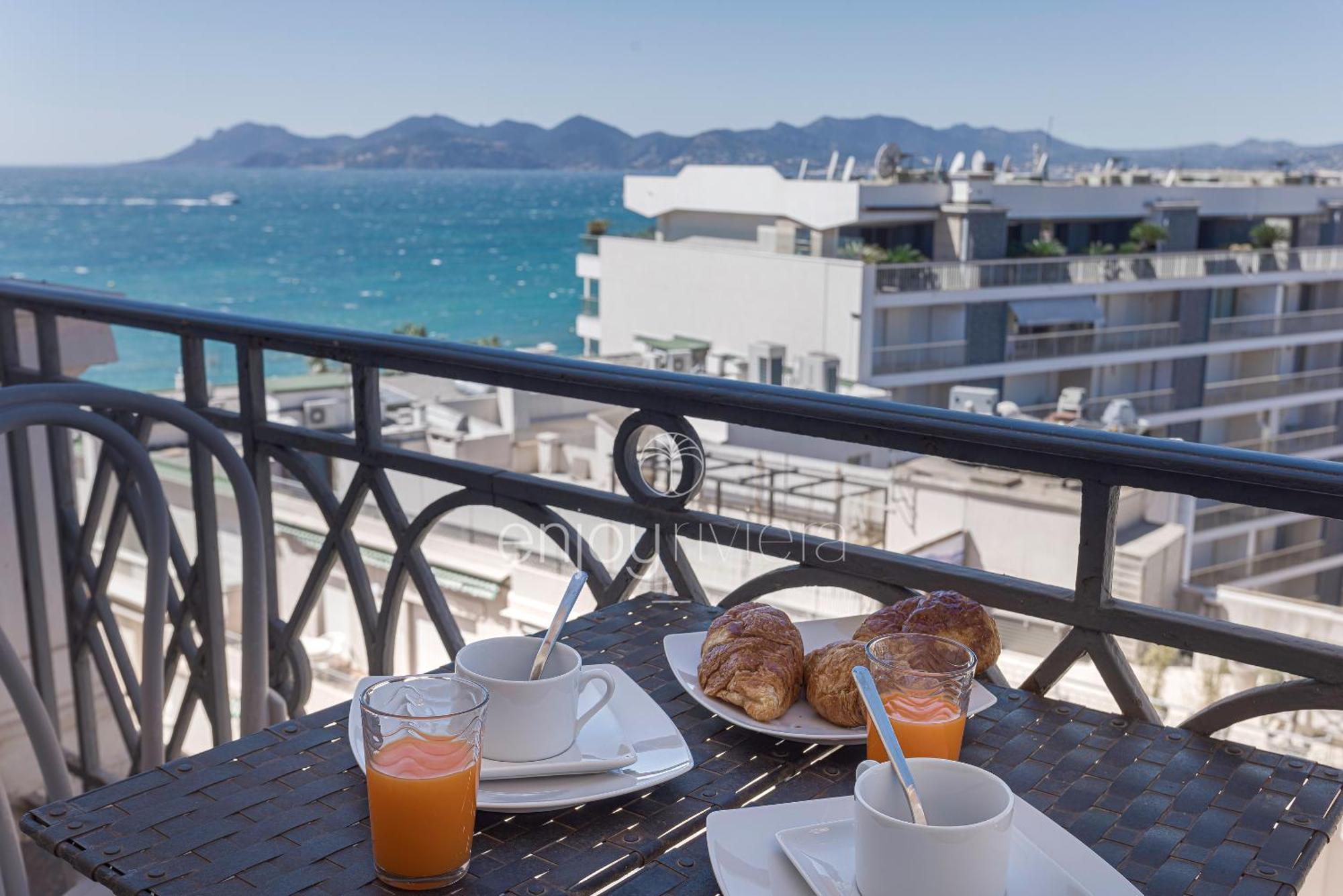 Palais Miramar Suite Art Modern - Derniere Etages Vue Mer - 75M De Confort - En Face Des Plages -Wifi - Clim Κάννες Εξωτερικό φωτογραφία